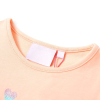 Produktbild för T-shirt för barn ljus orange 104