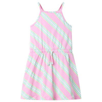 Produktbild för Barnklänning med snöre rosa 92