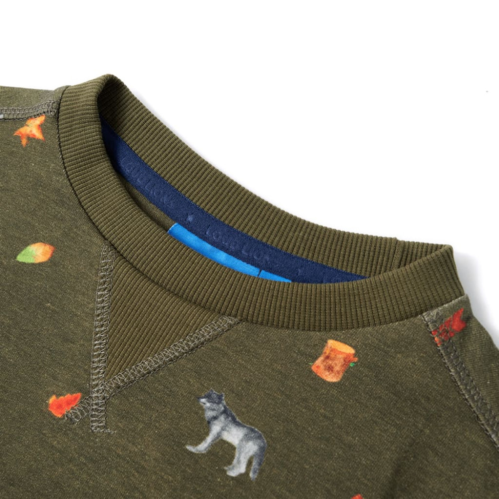 Produktbild för Barntröja khaki 140