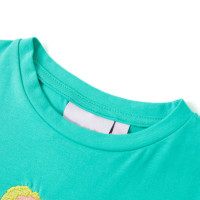 Produktbild för T-shirt för barn mintgrön 116