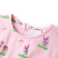 Produktbild för Barnklänning ljusrosa 140