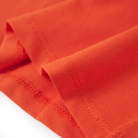 Produktbild för T-shirt för barn mörk orange 116