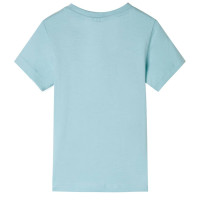 Produktbild för T-shirt för barn aquablå 92