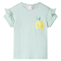 Produktbild för T-shirt för barn mintgrön 116