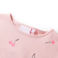 Produktbild för T-shirt för barn ljusrosa 104
