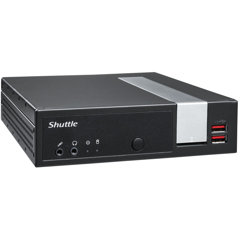 Produktbild för Shuttle XPС slim DL20N6V2 datorhölje & moderkort 1,35L storlek PC Svart Intel® SoC BGA 1090 N6005 2 GHz