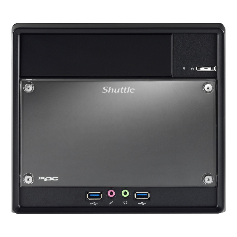 Produktbild för Shuttle XPC cube SH610R4 datorhölje & moderkort Kub Svart Intel H610 LGA 1700