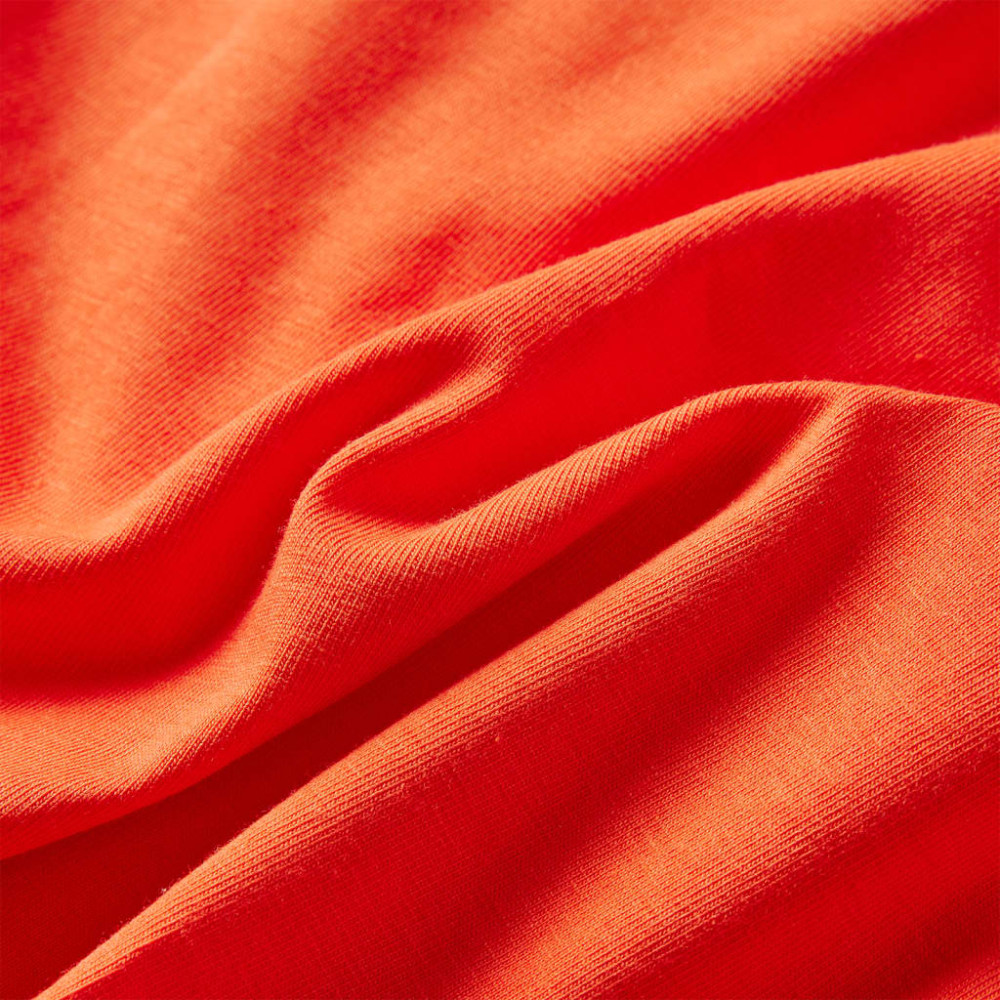Produktbild för T-shirt med långa ärmar för barn mörk orange 128