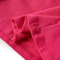Produktbild för T-shirt med långa ärmar för barn stark rosa 116