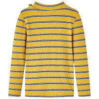 Produktbild för T-shirt med långa ärmar för barn ockra 140
