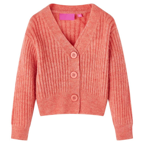 vidaXL Stickad tröja för barn rosa 104