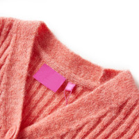 Produktbild för Stickad tröja för barn rosa 104