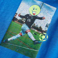 Produktbild för T-shirt med långa ärmar för barn koboltblå 116