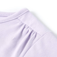 Produktbild för T-shirt med långa ärmar för barn ljuslila 104