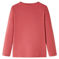 Produktbild för T-shirt med långa ärmar för barn ljus rosa 104