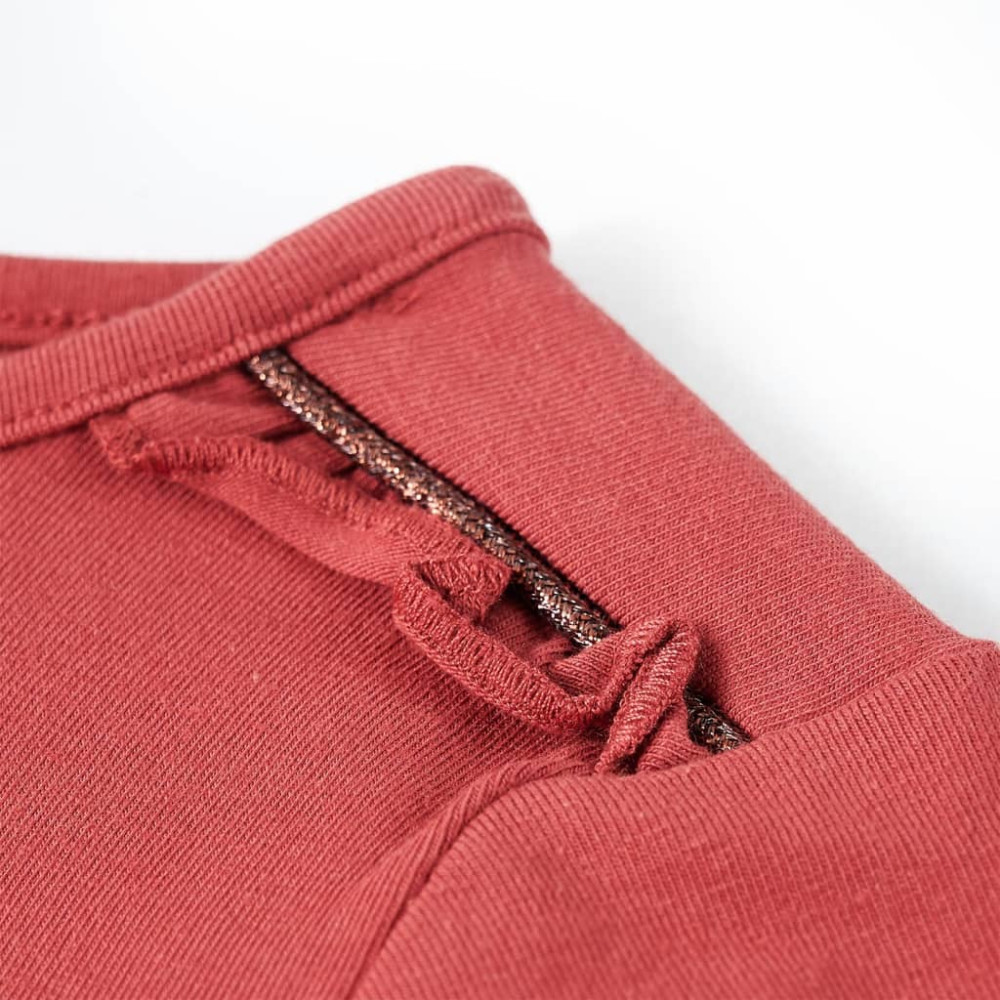 Produktbild för T-shirt med långa ärmar för barn ljus rosa 104