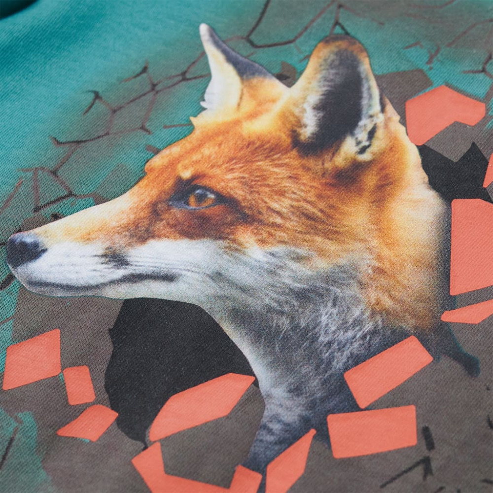 Produktbild för T-shirt med långa ärmar för barn aquagrön 116