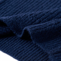 Produktbild för Stickad tröja för barn marinblå 104
