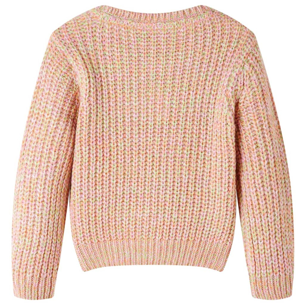 Produktbild för Stickad tröja för barn mjuk rosa 116
