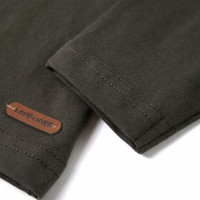 Produktbild för T-shirt med långa ärmar för barn khaki 104