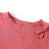 Produktbild för T-shirt med långa ärmar för barn gammelrosa 128