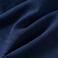 Produktbild för T-shirt med långa ärmar för barn marinblå melange 104