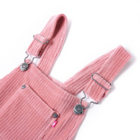 Produktbild för Hängselklänning för barn manchester ljusrosa 92