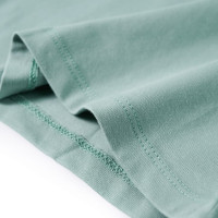 Produktbild för T-shirt med långa ärmar för barn mintgrön 128