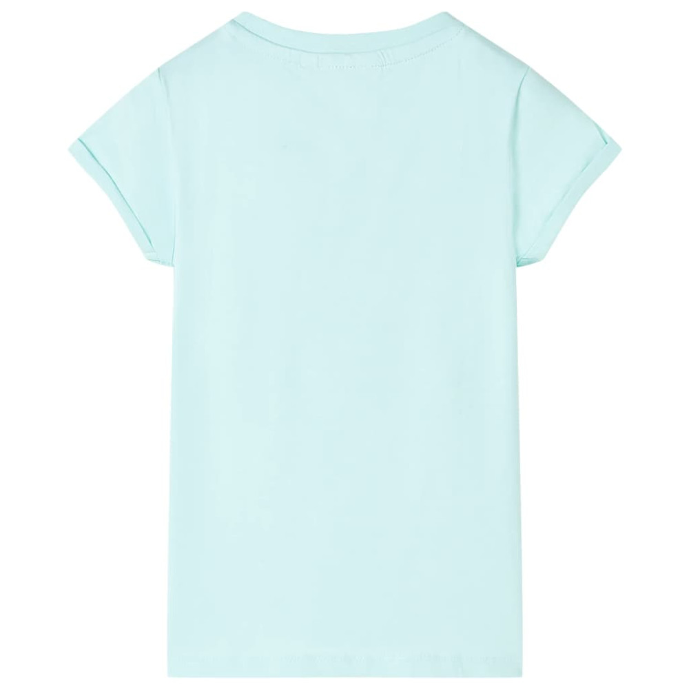Produktbild för T-shirt för barn ljusaqua 128