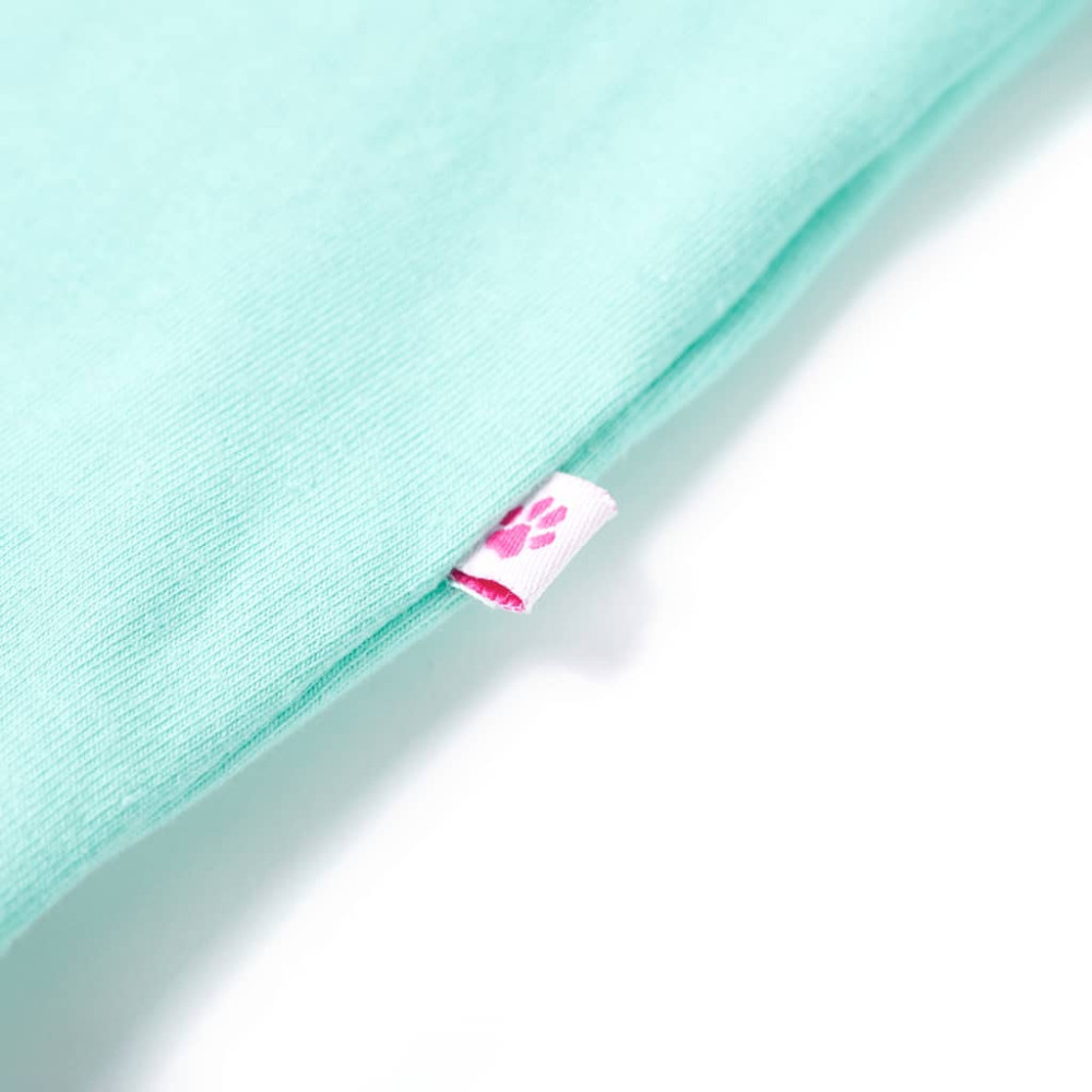 Produktbild för T-shirt för barn ljus mintgrön 128