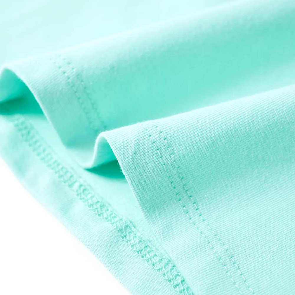 Produktbild för T-shirt för barn ljus mintgrön 128
