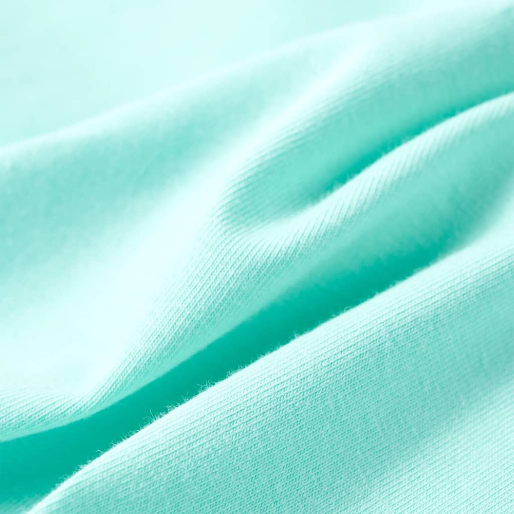 Produktbild för T-shirt för barn ljus mintgrön 128