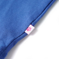 Produktbild för T-shirt för barn koboltblå 128
