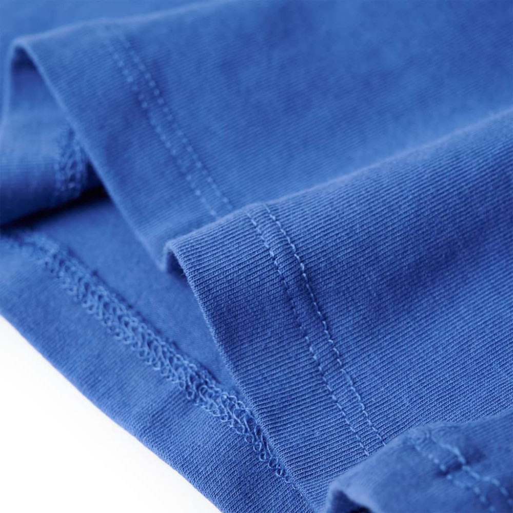 Produktbild för T-shirt för barn koboltblå 128
