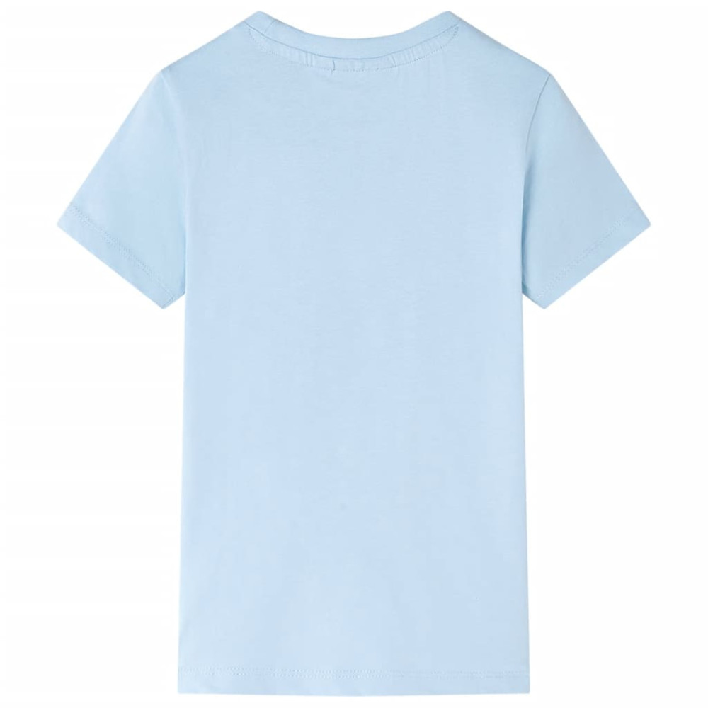 Produktbild för T-shirt för barn ljusblå 104