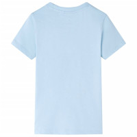 Produktbild för T-shirt för barn ljusblå 104