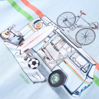 Produktbild för T-shirt för barn ljusblå 104