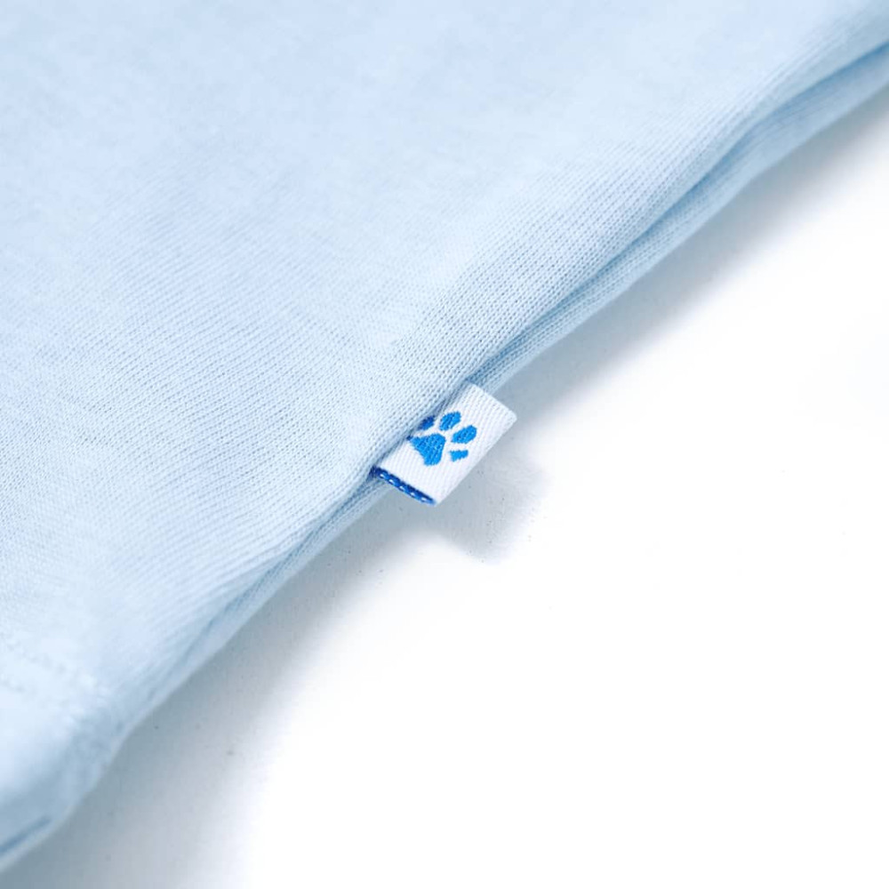 Produktbild för T-shirt för barn ljusblå 104