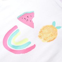 Produktbild för T-shirt för barn ecru 92