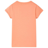 Produktbild för T-shirt för barn persika 128