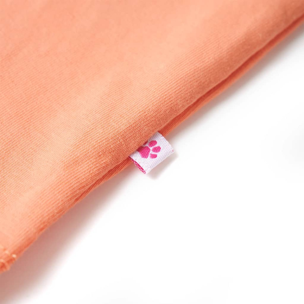 Produktbild för T-shirt för barn persika 128