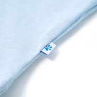 Produktbild för T-shirt för barn ljusblå 128