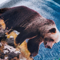Produktbild för T-shirt med långa ärmar för barn marinblå 128