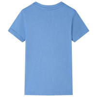 Produktbild för T-shirt för barn medelblå 92