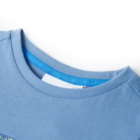Produktbild för T-shirt för barn medelblå 92