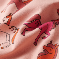 Produktbild för Pyjamas med långa ärmar för barn ljusrosa 92