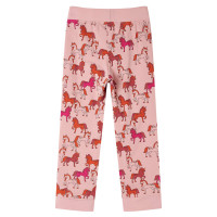 Produktbild för Pyjamas med långa ärmar för barn ljusrosa 92