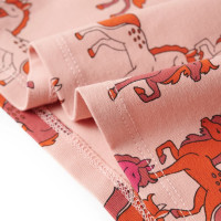Produktbild för Pyjamas med långa ärmar för barn ljusrosa 92