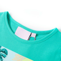 Produktbild för T-shirt för barn mintgrön 104