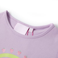 Produktbild för T-shirt för barn ljus lila 92